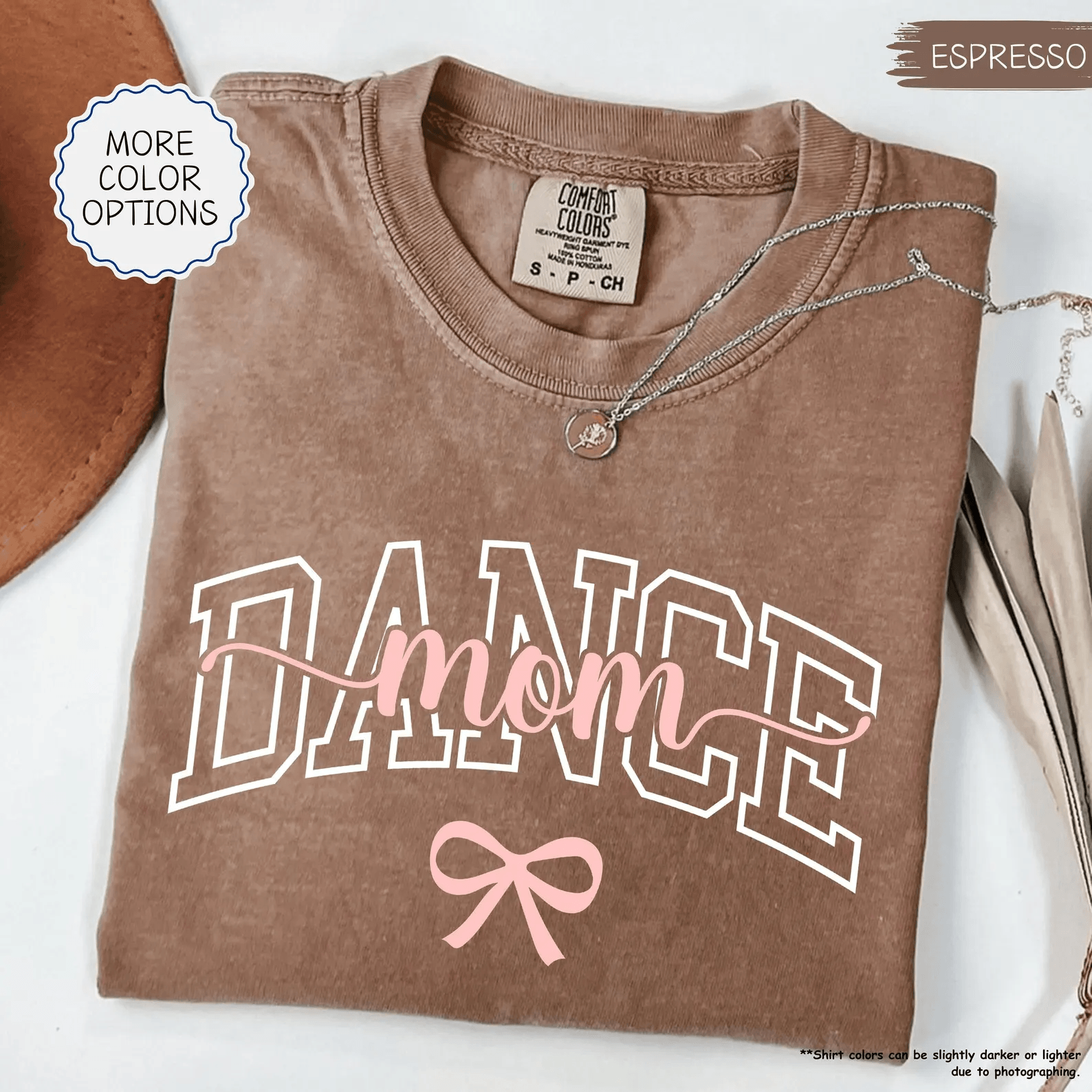 Comfort Colors Dance Mom Shirt Bow Trendy Dance Mama Tee Ballet Mom Gift mustard 3xl sweatshirt