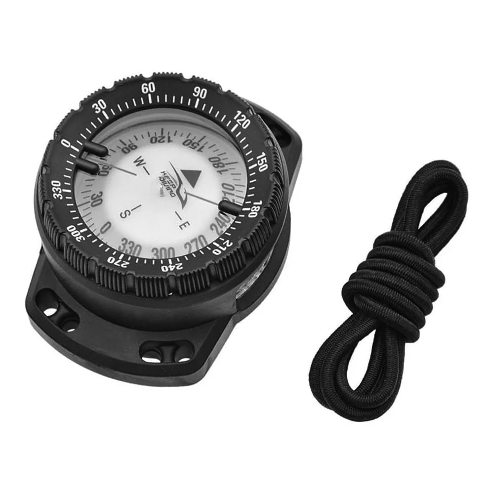 Professional Diving Compass Watch Waterproof Luminous Underwater Navigator For Scuba And Outdoor Exploration blue