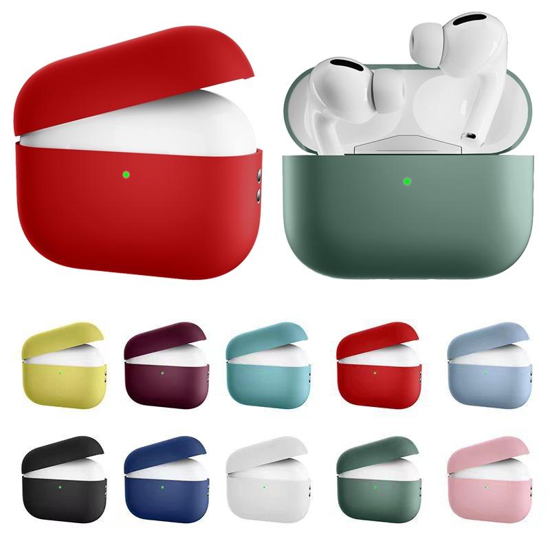 Soft Touch AirPods Pro Case Silicone Cover. mint Green