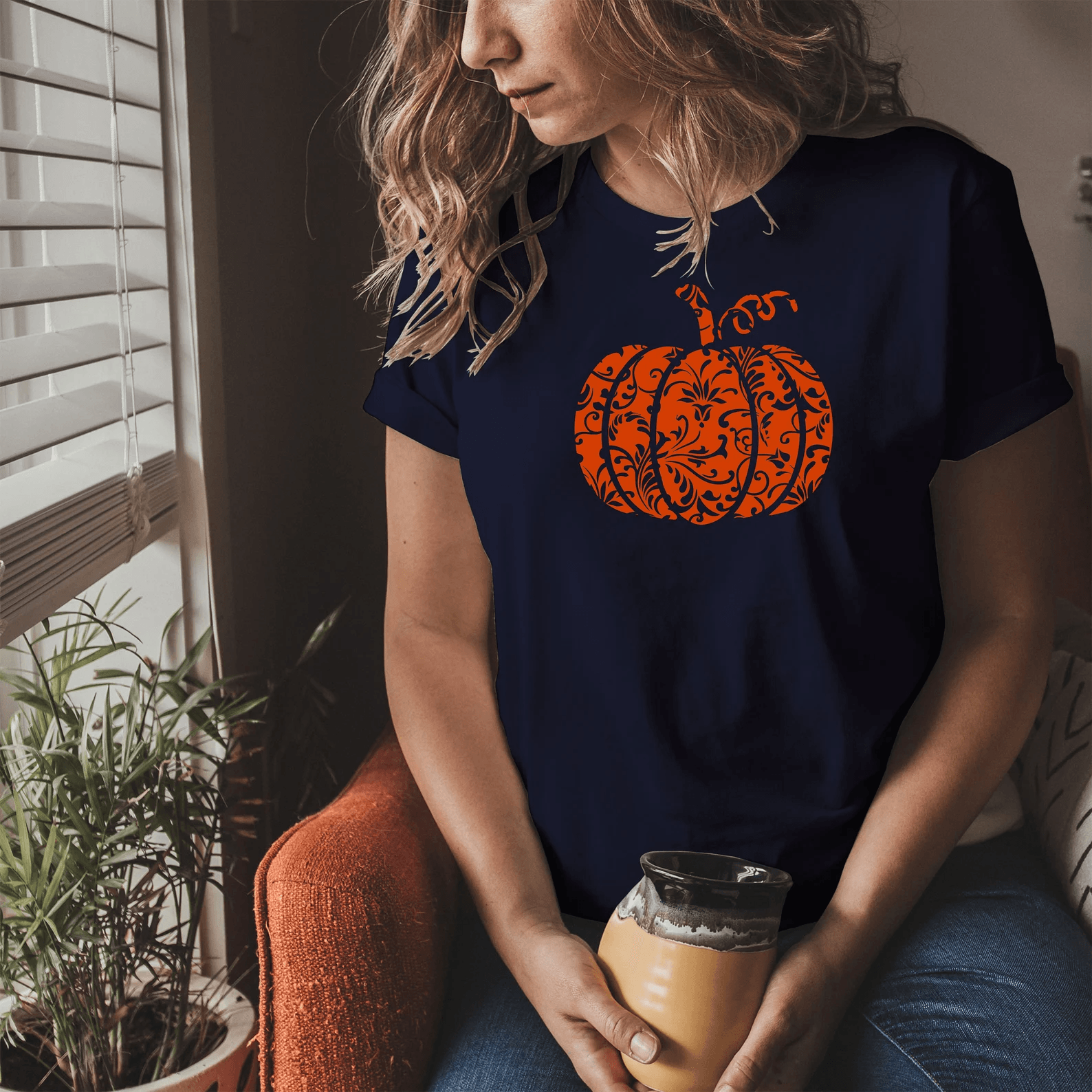 Floral Pumpkin Halloween Shirt Vintage Fall Aesthetic Graphic Tee Cute Autumn Gift For Women red 3xl t Shirt