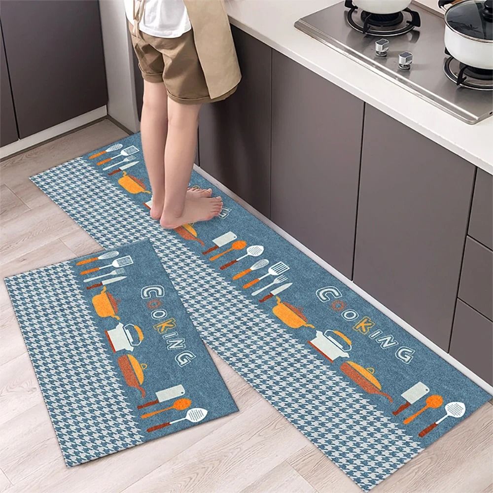 Soft Washable Non Slip Floor Mat Long Kitchen Bedside Runner Rug 24 50x160 Cm