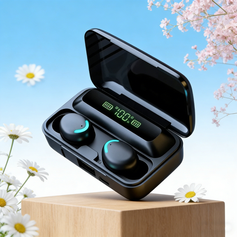 High Bass Wireless Earbuds With Touch Control Charging Case For Sports And Daily Use High Bass Wireless Earbuds With Touch Control Charging Case For Sports And Daily Use