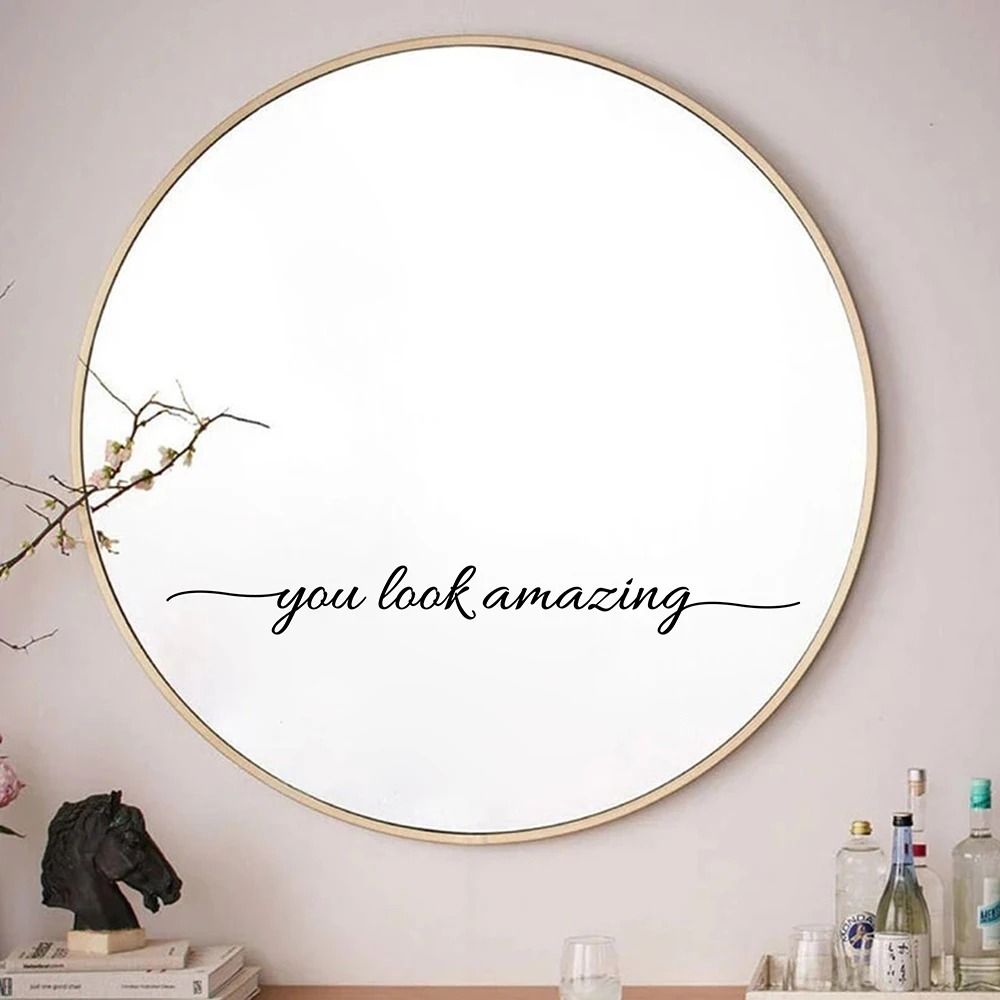 Typography Narrative Sculpture High Definition Mirror Reflection Architectural Art style 13 11.0 In