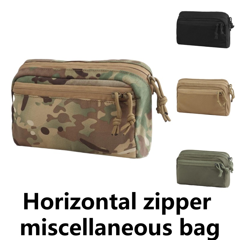 Universal MOLLE Storage Tool Bag Outdoor Management Chest Carrier black