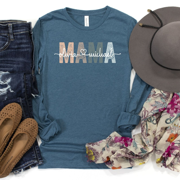 Mama Shirt Leopard Print Graphic Tee Trendy Mom Outfit Cute Everyday Gift green 2xl sweatshirt