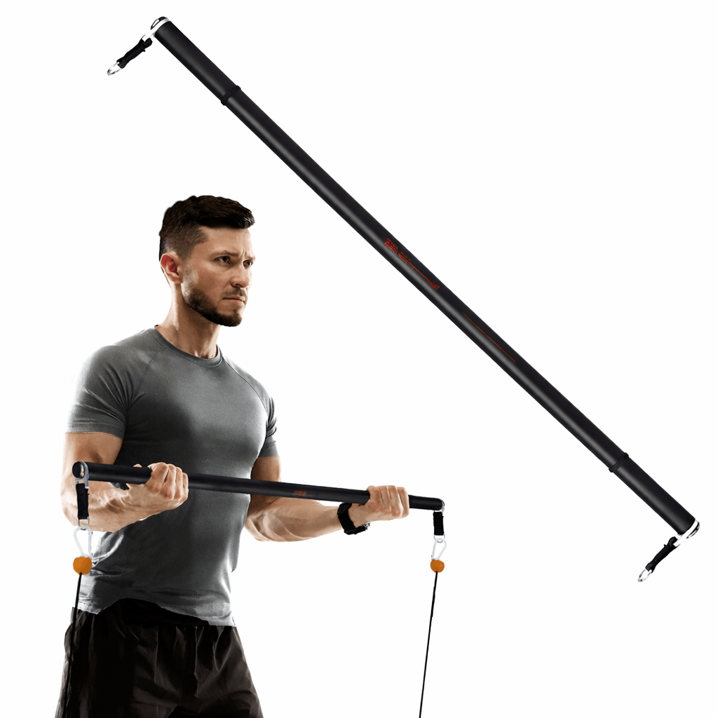 Apollo Board Mini Fitness Board With Resistance Bar Attachment Compact Gym Trainer For Home Workouts Apollo Board Mini Fitness Board With Resistance Bar Attachment Compact Gym Trainer For Home Workouts