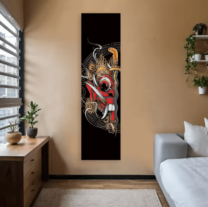 Japanese Wave Tapestry Red Sun Wall Hanging Aesthetic Ocean Landscape Decor For Bedroom Living Room bu 7