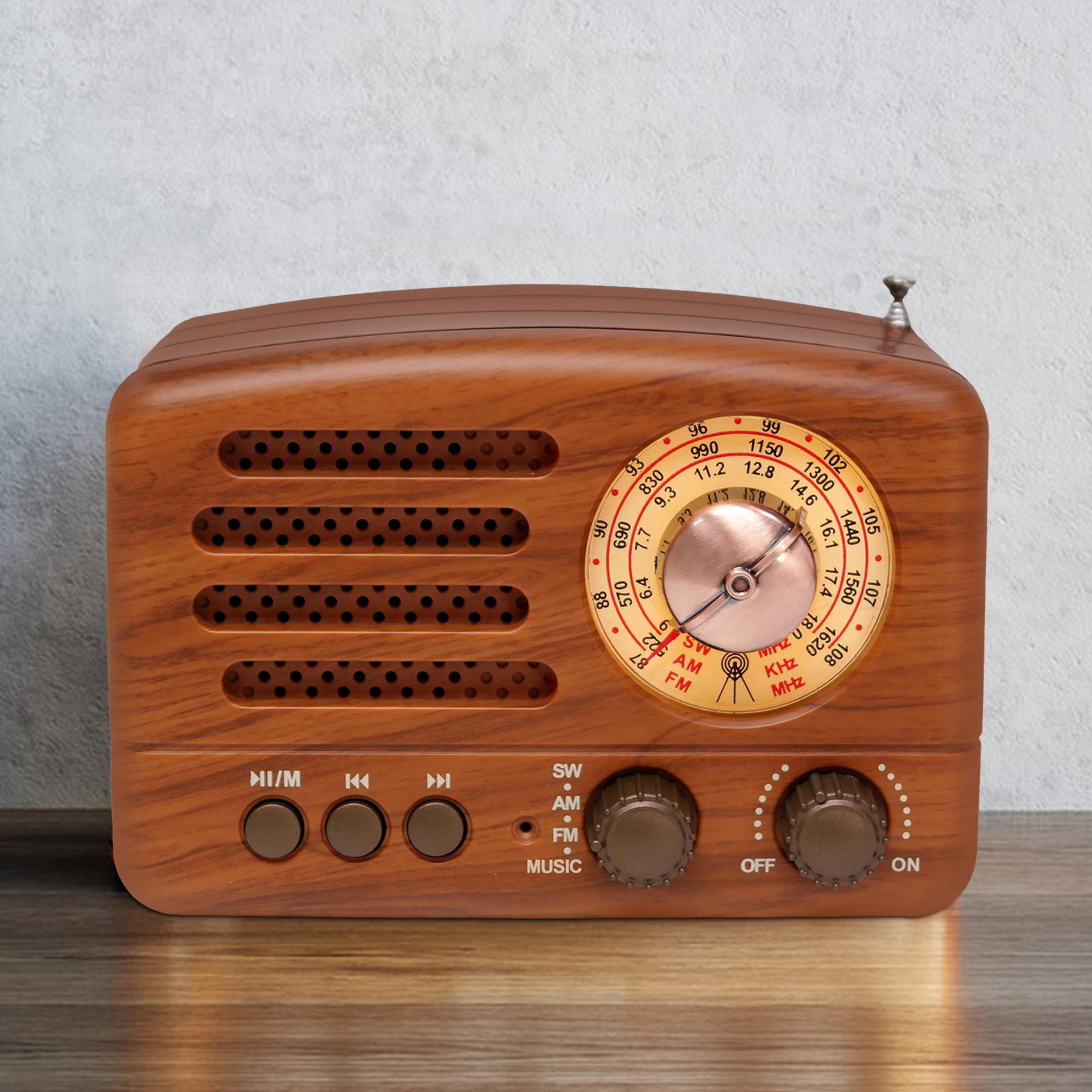 Rechargeable Portable Bluetooth FM AM Radio With Stereo Sound & Player Rechargeable Portable Bluetooth FM AM Radio With Stereo Sound & Player