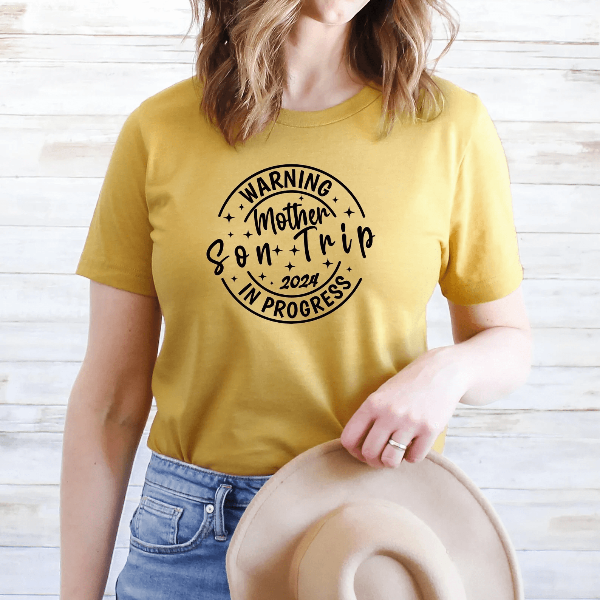 Mother Son Trip 2026 Shirt Personalized Family Vacation Matching Tee black m sweatshirt