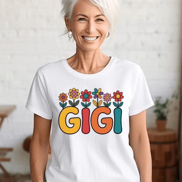 Retro Floral Gigi Shirt Vintage Flower Grandma Tee Gift For Gigi lavender Pink 2xl t Shirt