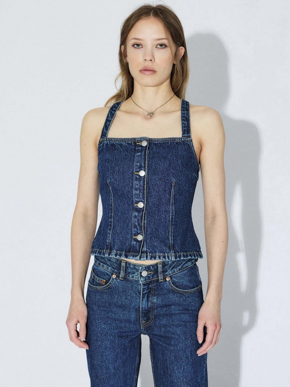 Dr. Denim Top – Niamh Damen denim, L Image