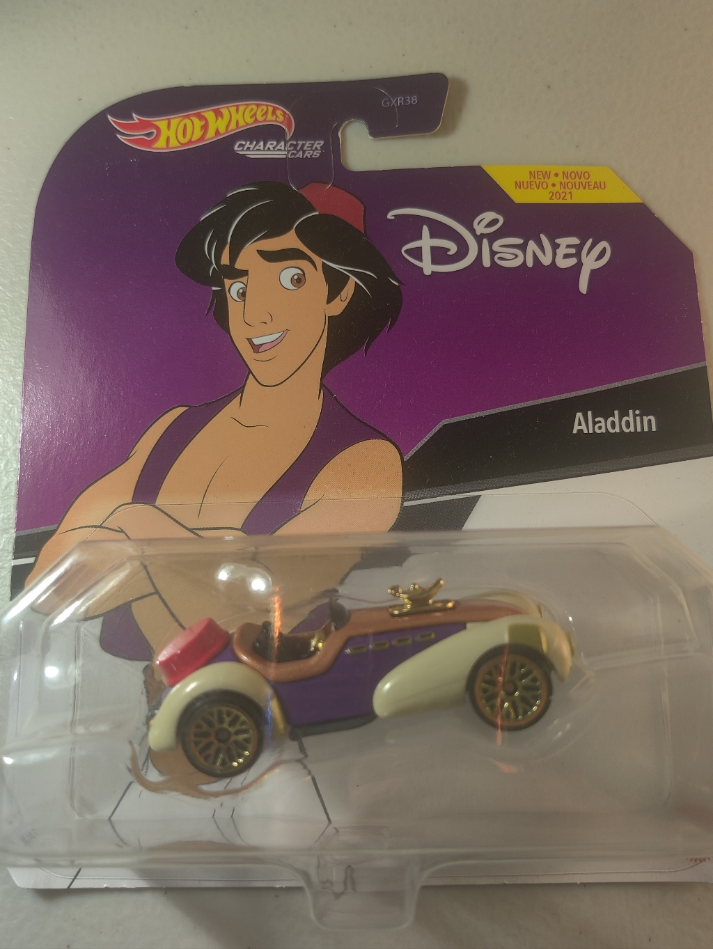 Disney Toys | Disney Hot Wheels Character Car - Aladdin | Color: Purple/Red | Size: N/A