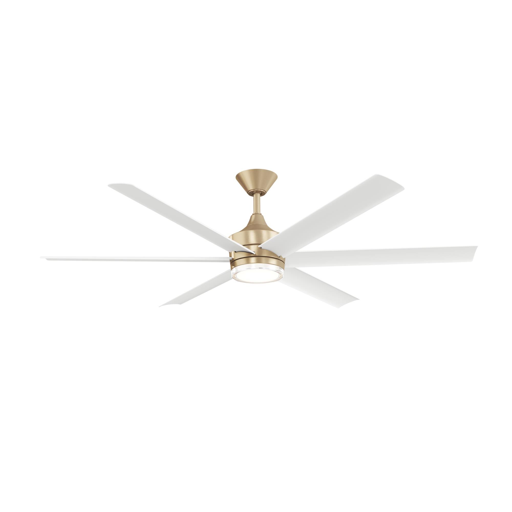 Kichler Lighting Solen 65 Inch Ceiling Fan with Light Kit - 310065-CPZ