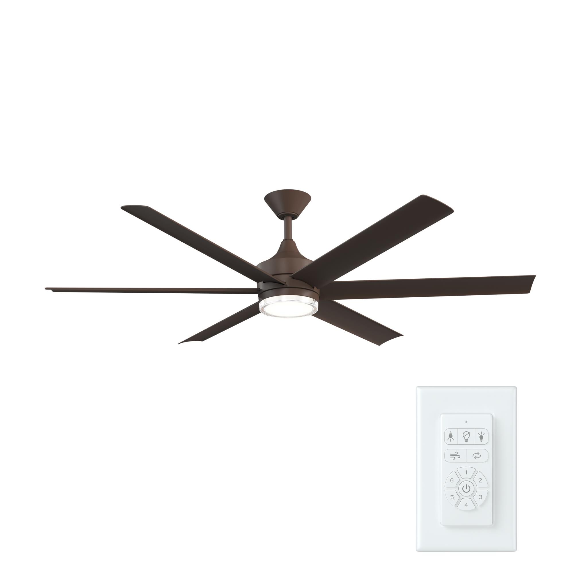 Kichler Lighting Solen 65 Inch Ceiling Fan with Light Kit - 310065-SNB