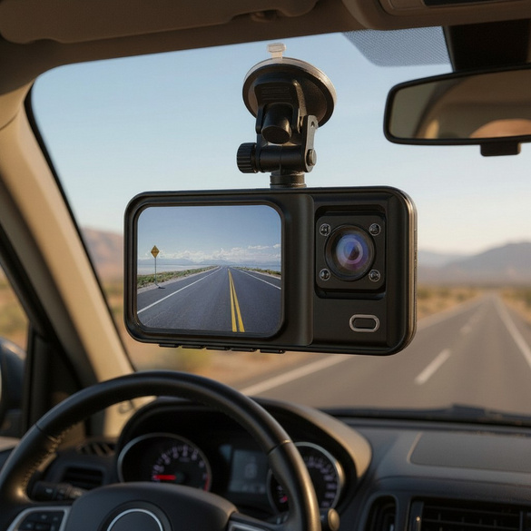 Auto Dashcam Dual Kamera CCT-2500 Denver Image