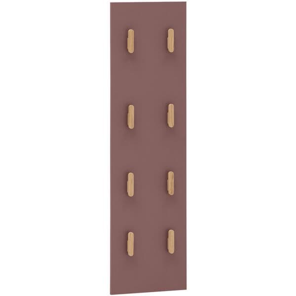 Möbelpartner Hakenpaneel »Bjarne« 8 Haken aus Holz Mauve, 30x110.6x2.6 cm