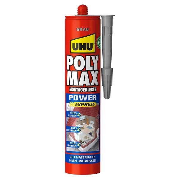 UHU Montagekleber »Poly Max® POWER« grau 425 g grau