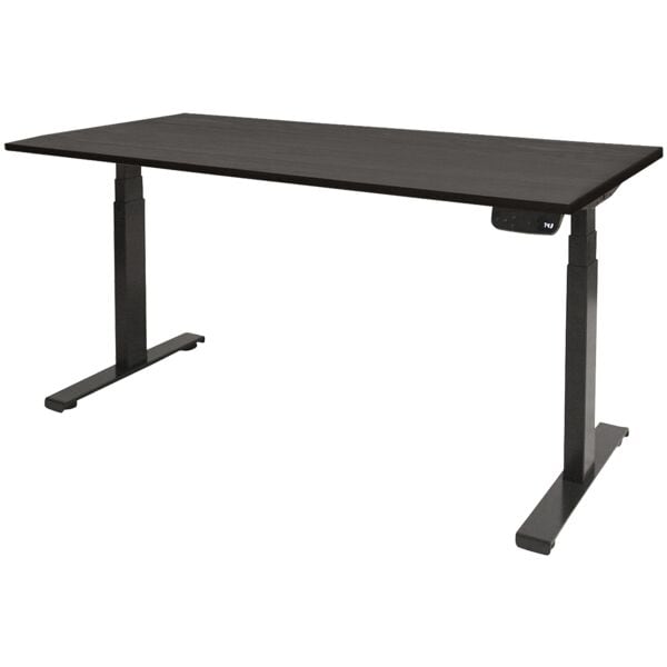 Schaffenburg Schreibtisch höhenverstellbar (elektrisch) »Dextro Plus« 160 cm Gestell schwarz schwarz, 160x130.5x80 cm Image