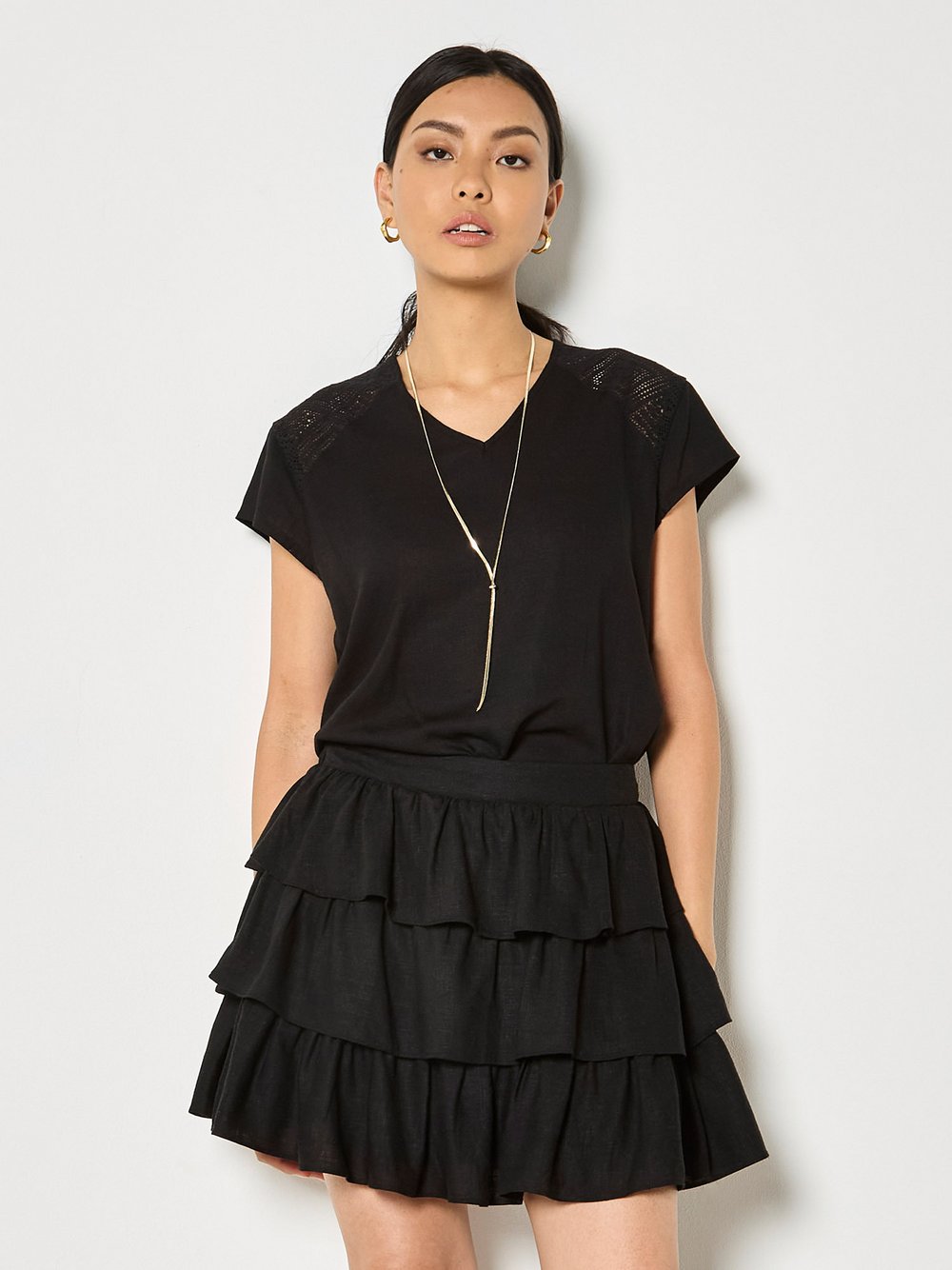 Apricot Rock Damen schwarz, 42