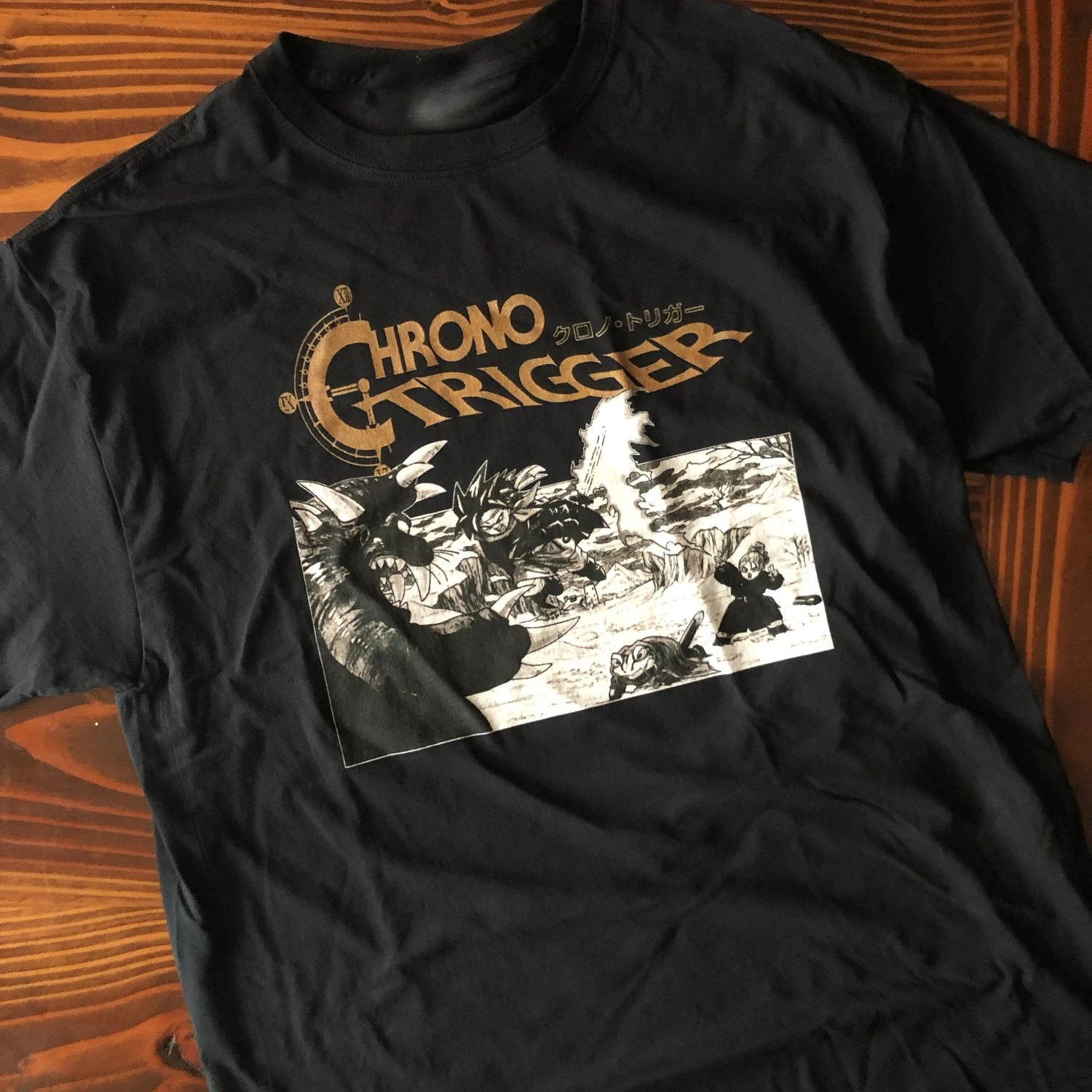 Chrono Trigger Classic JRPG T-Shirt für Männer und Frauen, Retro Akira Toriyama Anime Manga Grafik-T-Shirt, Vintage Streetwear