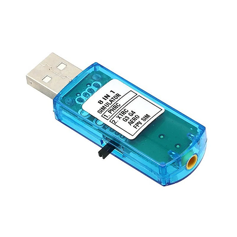 Flugzeugmodell-Fernsteuerflugzeuge können online über einen drahtlosen 8-in-1-Simulator aufgerüstet werden und mit einem 4-Achsen-Helikopter üblich gemacht werden. Image