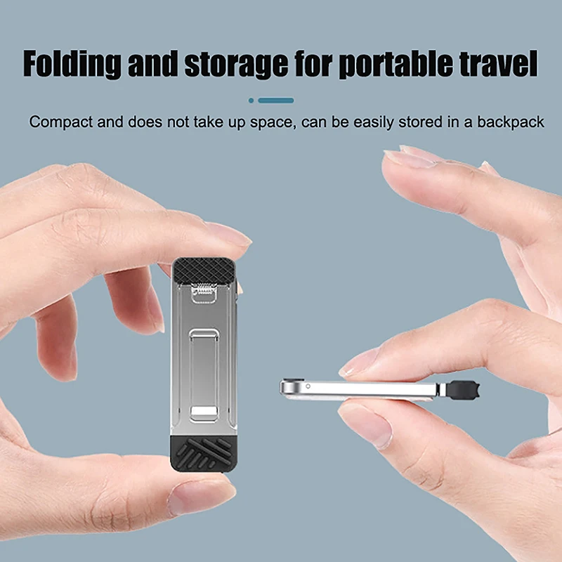 1Pcs Mini Zink-legierung Einstellbare Laptop Riser Beine Laptop Stand Höhe Faltbare Anti Slip Halter Image