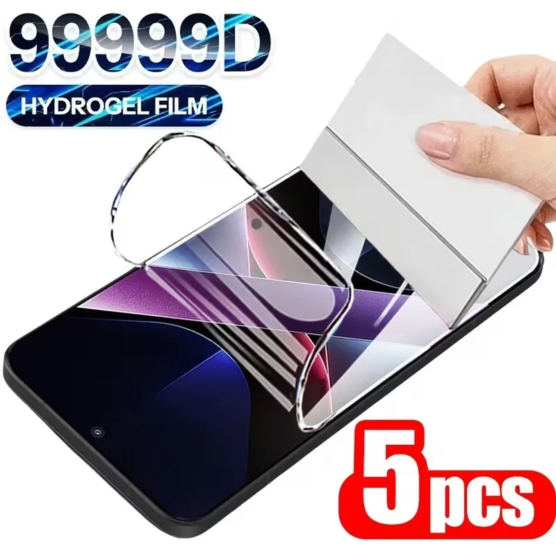 3-5 Stück Hydrogel-Folie für Samsung Galaxy A01 A04s A11 A21s A22 A23 A24 A31 A34 A42 A52s A54 A72 A73 A17 A37 A57 Displayschutzfolie Image