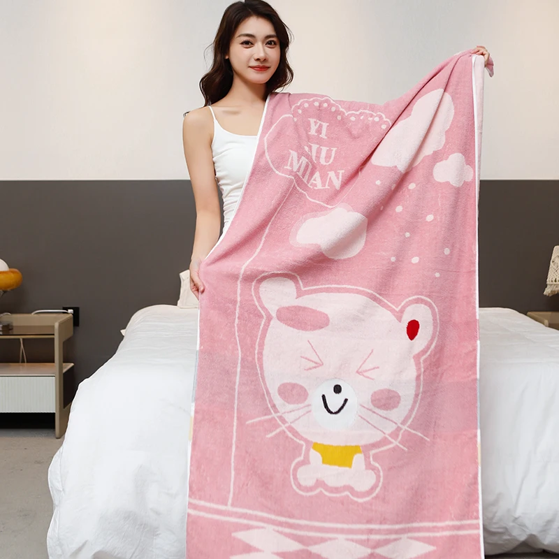 Premium-Qualität 100% Baumwolle Badetuch 70x140 Hochabsorbierend Weich Dick Großes Duschtuch für Täglichen Hotelgebrauch