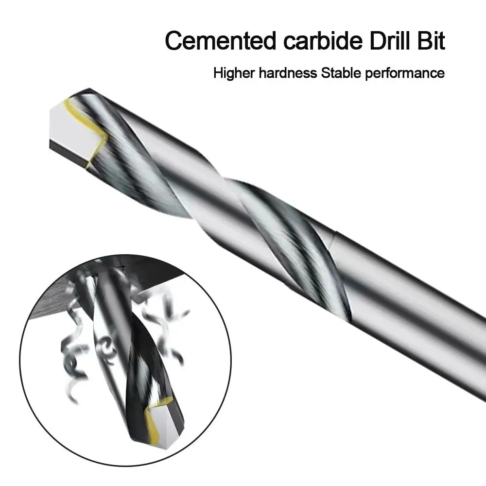 Harte Multifunktionale Hartmetall-Bohrer, Silberne Hartmetall-Fräser für Metallbearbeitung Image