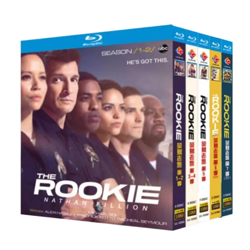 Die Rookie Staffel 1-7 Blu-ray-Disc Image