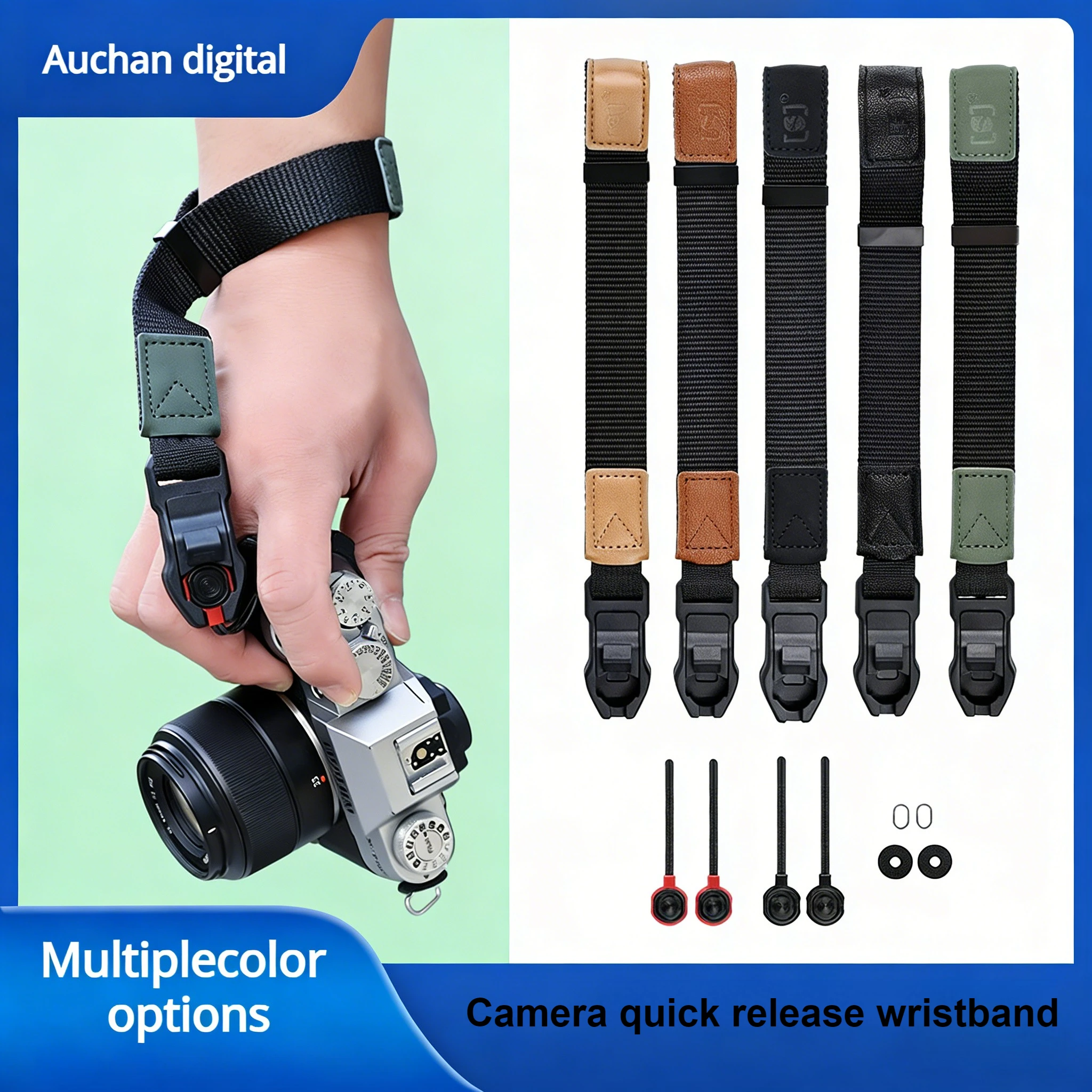 Schnellverschluss-Kamera-Handschlaufe für Fuji XS20 XM5 XT50 X100V Nikon ZF Z8 Sony Canon R8 Leica Micro Einhand-Trageriemen PD Zubehör Image