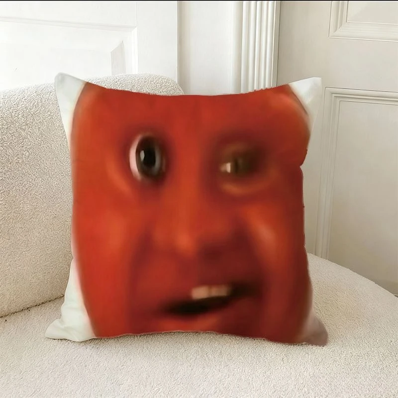 【Bell Pepper Pillow】Abstrakter, lustiger Kissenbezug, mit Reißverschluss und maschinenwaschbar, universeller Kissenbezug für zu Hause Image