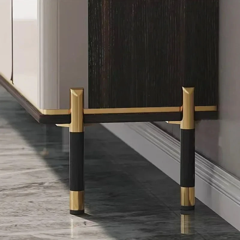 Pieds de meubles en métal, 4 pièces, pieds de remplacement pour canapé, table basse, armoire, meuble TV, pieds de meubles au design moderne