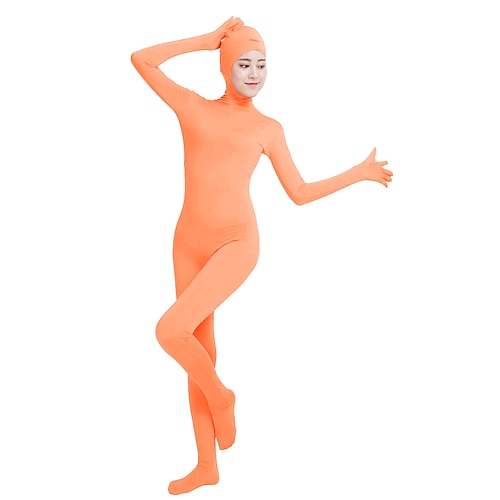 Zentai-Anzüge Catsuit Ganzkörperanzug Karnevalskostüm Ganzkörperanzug Königstag Alle Einfarbig Lycra Kostüm für Party Bühne Kinder Erwachsene Image
