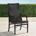 Set of 2 Carlisle Woven Dining Chairs - Onyx Finish with Onyx Wicker - Frontgate