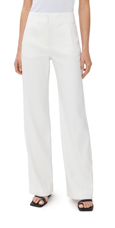 Jude Pants - White - Veronica Beard Pants