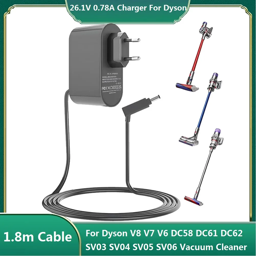26,1V 0,78A Ersatz-Ladegerät für Dyson V8 V7 V6 DC58 DC61 DC62 SV03 SV04 SV05 SV06 Staubsauger Netzteil Stromadapter Image