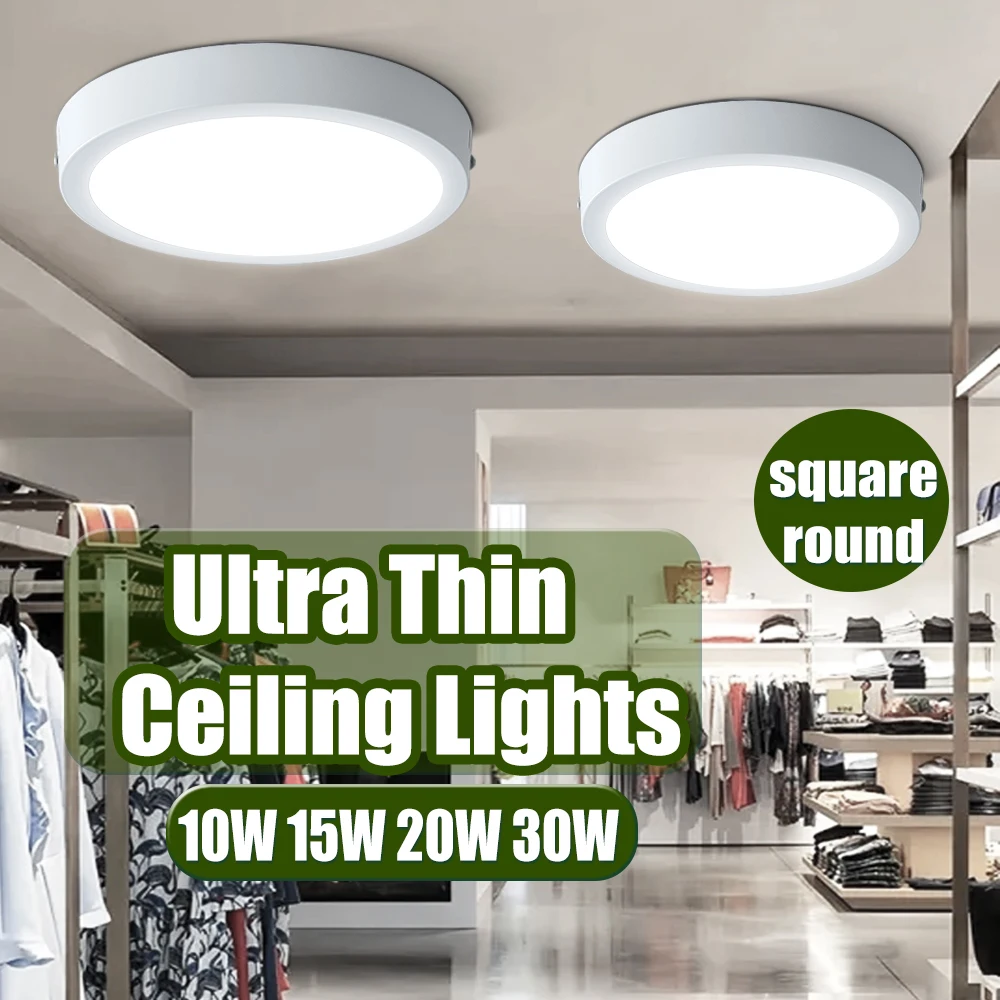 Led Arbeit Licht 110V 220V Led licht Decke Licht Industrielle Arbeit Licht Decke Lampe Werkstatt Mechaniker Lampe Hause led-Panel Licht Image