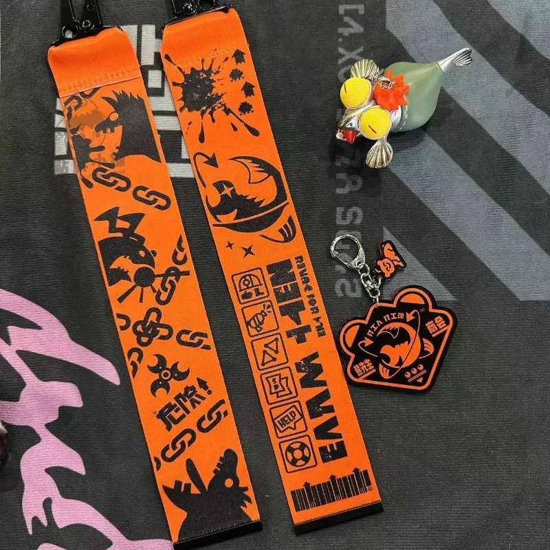 Auf Lager Splatoon Jet Warrior Arbeitsgurtband Schlüsselanhänger Q Paare geben ihre Freundinnen Figurengeschenke Image