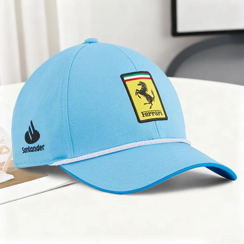 2025 F1 Ferrari Racing Hut Baseball Caps Sonnenhüte Gestickte Hüte für Ferrari F430 Stradale 458 488 599 612 F12 Charles Leclerc Image