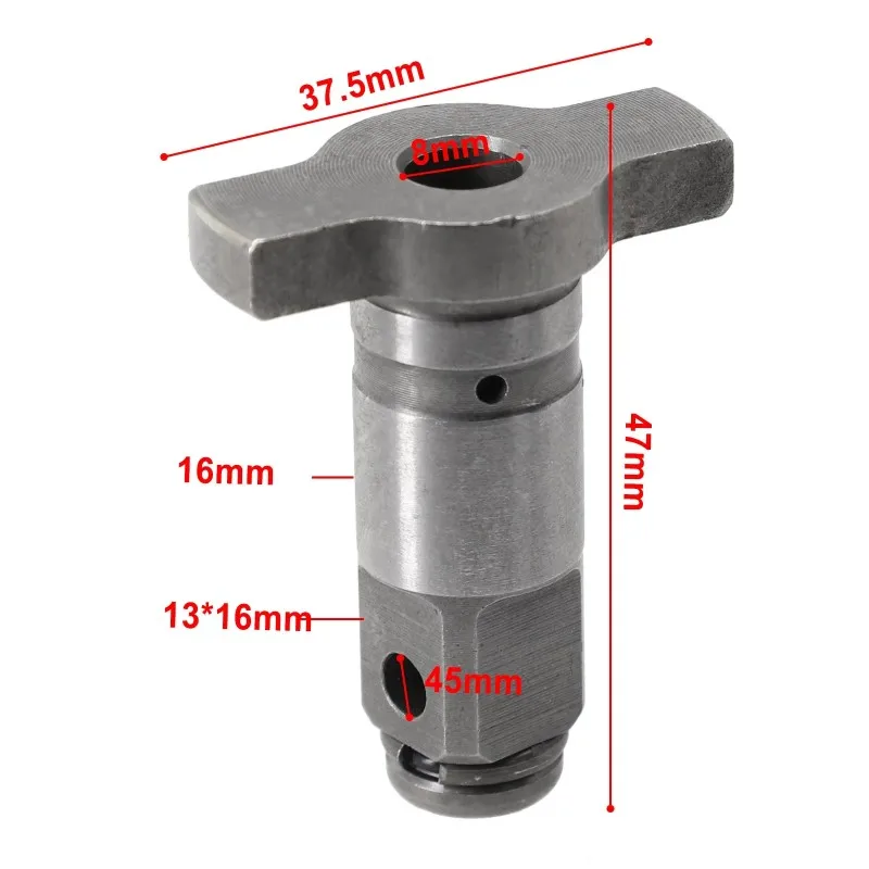 1/2' 16mm Zubehör Spindel Amboss Austauschbare Silber WU268 WU278 WU279 Elektrische Schraubenschlüssel Für Worx Parkside Schlagschrauber Welle Image