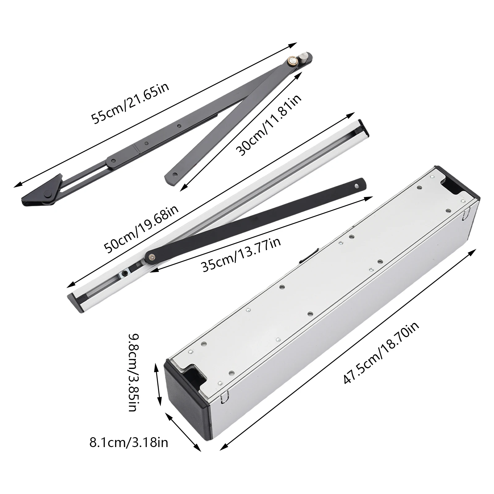 Automatischer Schwingtüröffner, Automatisches Türöffner-Set, Elektrisches Türöffner-Set für Hotels, Büros, Banken