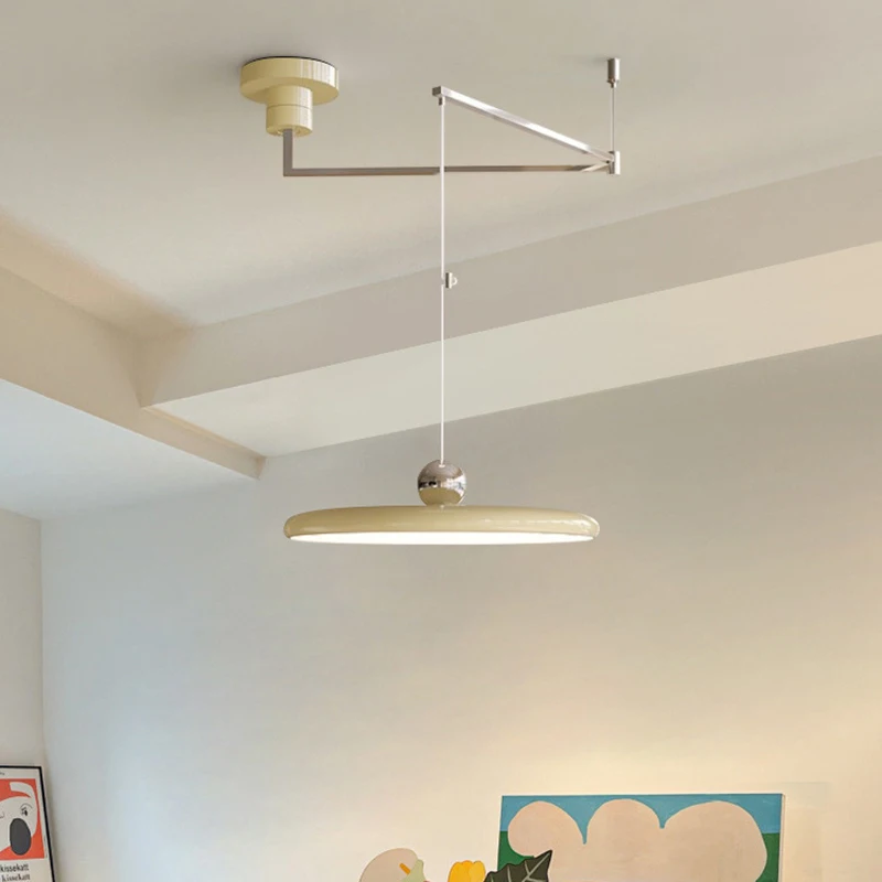 Französisch Rocker Lampe Chrom austauschbare Pendel leuchten LED Wohnzimmer Kronleuchter Beleuchtung Esstisch Hängelampen