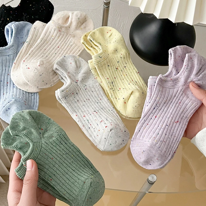 Frau Socke Hausschuhe Sommer Neue Trends Casual No Show Socken Mädchen Anti-slip Japanische Mode Unsichtbare Socken Für Frauen kawaii Image