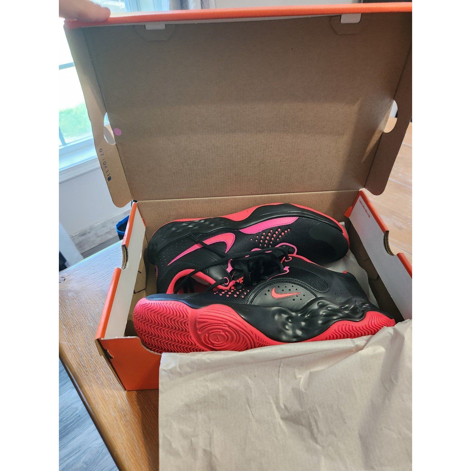 Nike Shoes | 2021 Nike Fly.By Mid 3 'Black Siren Red' Men's 11.5 In The Original Nike Box | Color: Black/Pink/Red | Size: 11.5