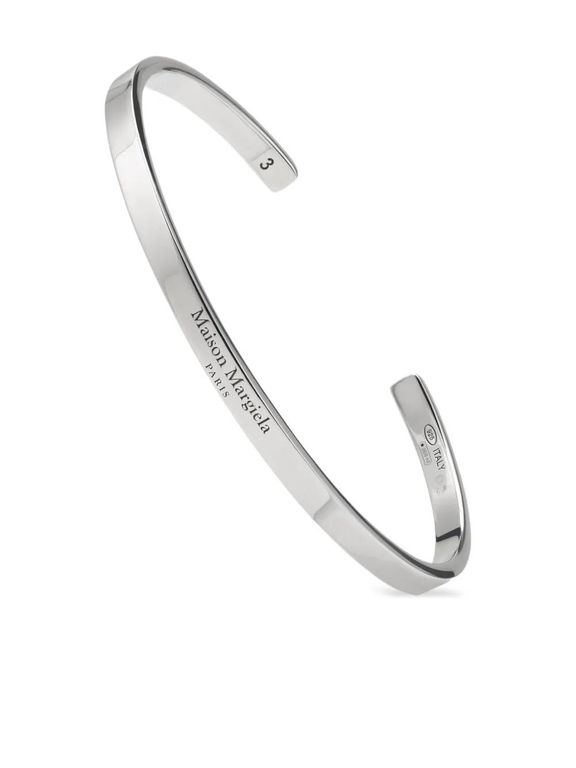 Logo Reference Cuff Bracelet - White - Maison Margiela Bracelets