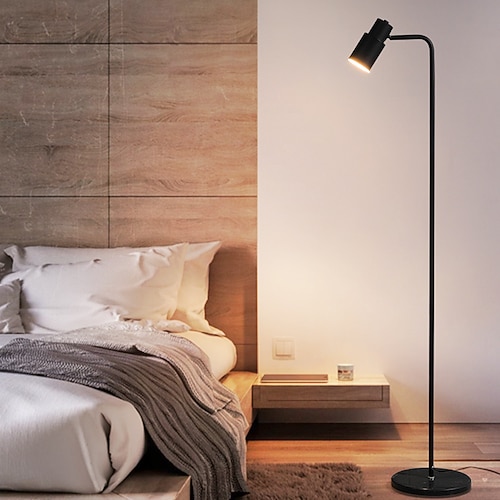 lampade da terra lampade verticali luce semplice e moderna lampada da terra a led paralume ad angolo regolabile lampada da terra verticale decorazione del soggiorno lampada da terra lampade da terra