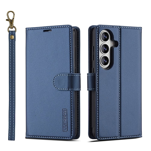 telefono Custodia Per Samsung Galaxy S26 S26 Plus S26 Ultra Custodia ad adsorbimento magnetico Custodia Portafoglio Custodia a Flip con Supporto Magnetico Supporta la Ricarica Wireless Retrò Pelle PU