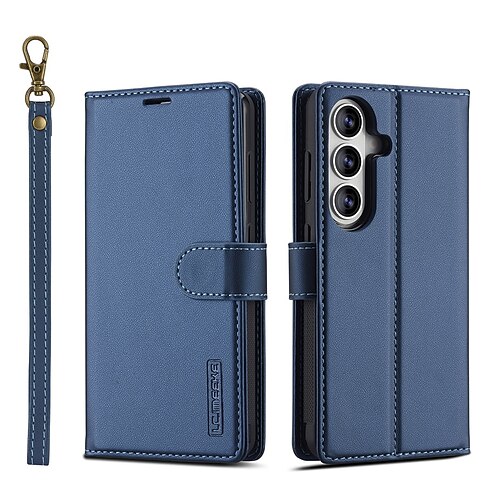 telefono Custodia Per Samsung Galaxy S26 S26 Plus S26 Ultra Custodia ad adsorbimento magnetico Custodia Portafoglio Custodia a Flip con Supporto Magnetico Supporta la Ricarica Wireless Retrò Pelle PU