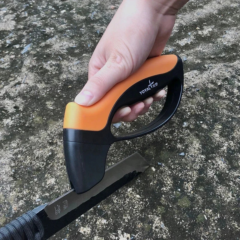 TAIDEA Outdoor Spitzer Zusammenbauen Angeln Werkzeuge Diamant Schleifrute Keramik Wolframstahl Schärfsystem Image